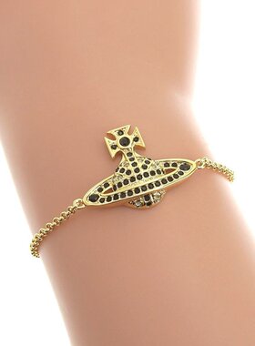 日本直邮Vivienne Westwood 女士手链 金色 JACK BAS RELIEF BRAC