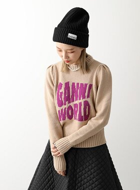 日本直邮ganni 通用 帽子正品品牌时尚高端百搭透气舒适高级感
