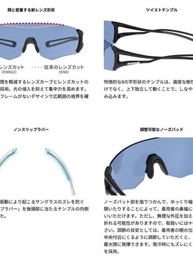 SWANS 男士女士 E-NOX EIGHT8 G2 偏光镜片运动太阳镜防紫外线米