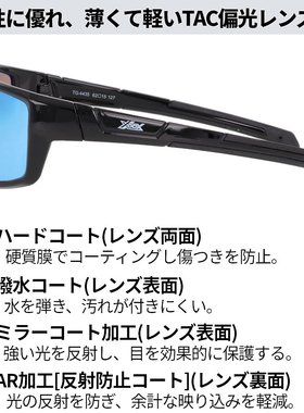 日本直邮XOOX 偏光太阳镜方形 II灰色/蓝色镜面镜片