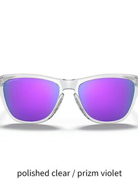 日本直邮OAKLEY Frogskins（低鼻梁款）9245 水晶透明 Prizm 蓝宝