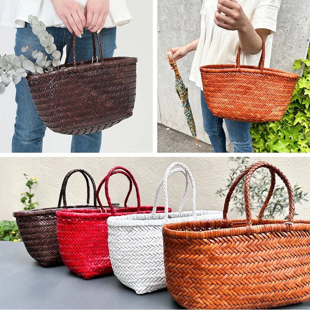 日本直邮dragon diffusion弹簧包手提篮包时尚休闲百搭简约正品 - 图0