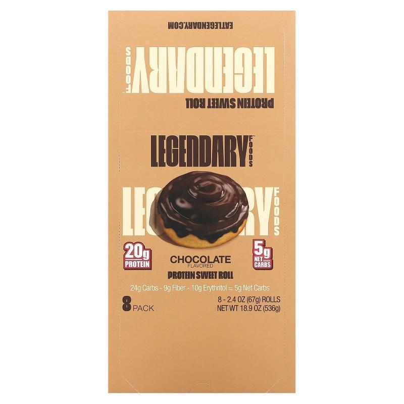 Legendary Foods,Protein Sweet Roll, Cinnamon
