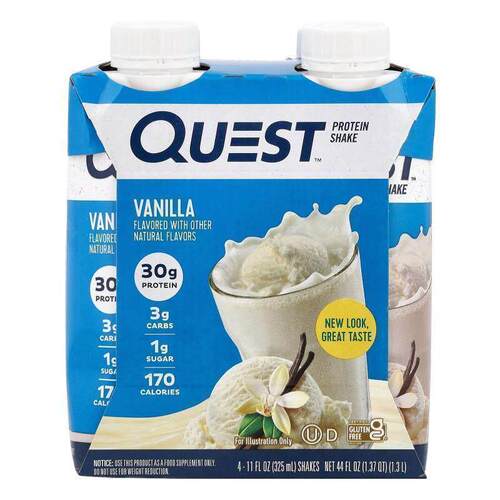 Quest Nutrition,Protein Shake, Coffee, 4 Shakes, 11 fl oz (3 - 图2