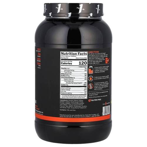 Rule One Proteins,R1 Protein Powder Drink Mix, Chocolate Fud - 图0