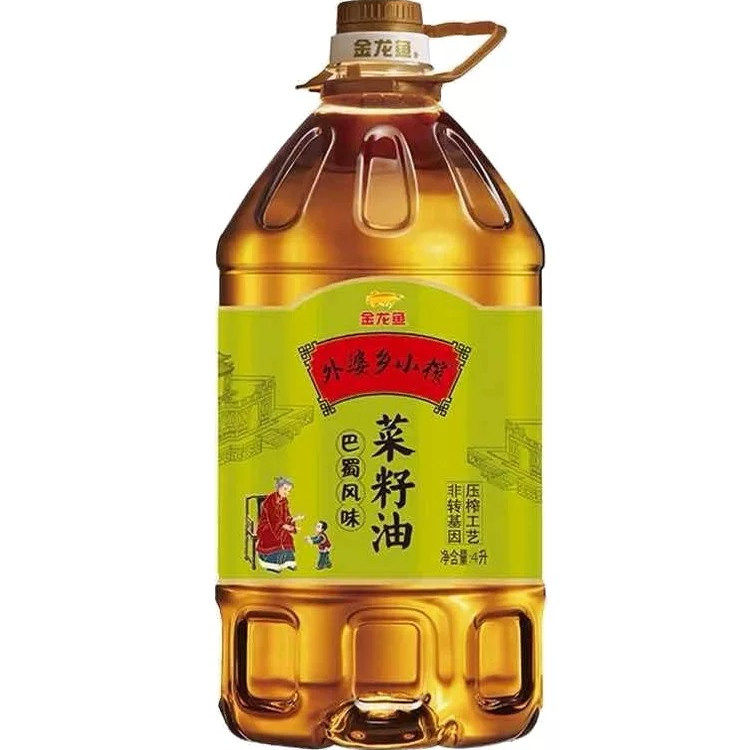 金龙鱼巴蜀小榨纯菜籽油非转基因物理压榨4L食用油特香纯正家用,淘宝优惠券,粉丝福利购,淘宝优惠卷