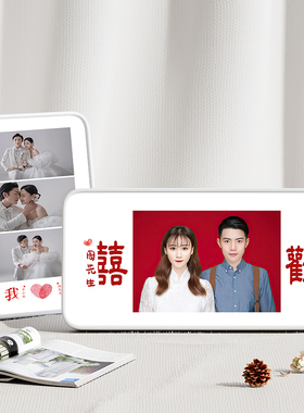 结婚照相框领证周年纪念结婚登记照婚姻证情侣结T婚证证件摆台礼
