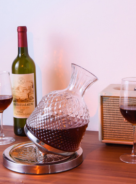 欧式不倒翁醒酒器k酒柜装饰品摆件家居客厅餐桌分红酒轻奢高档家