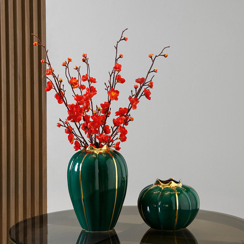 轻奢创意陶瓷花瓶摆件客厅酒柜电视柜装饰品玄关样板间家居饰品,淘宝优惠券,粉丝福利购,淘宝优惠卷