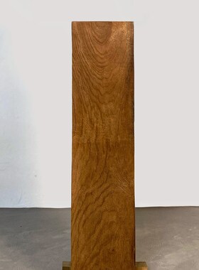 方形木墩原木f底座实木墩柱子客厅玄关酒店侘寂风造型摆件香樟木