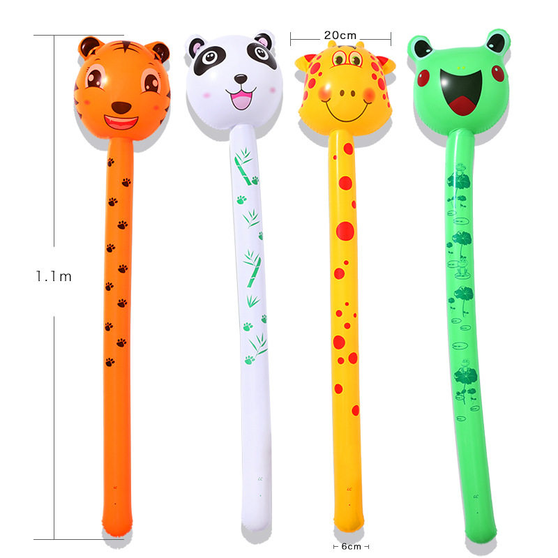 PVC充气玩具地推儿童地摊充气长棒卡通动物棒充气棒地推气球动物,淘宝优惠券,粉丝福利购,淘宝优惠卷