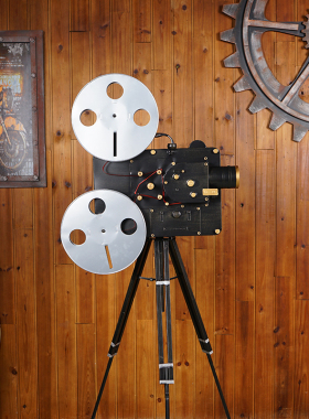 仿真电影机摆件j老式放映机摄像机照相机模型复古胶片拍摄道具陈