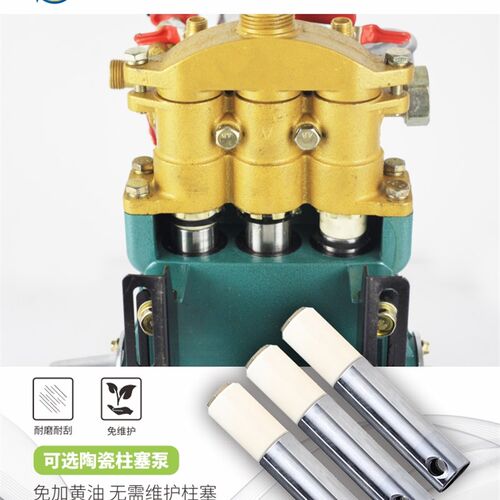 腾和2660型农用高压三缸柱塞泵果树打药喷雾机新款X陶瓷免加黄油 - 图1