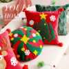 Christmas festive pillowcase holiday decoration American pillow living room sofa cushion cute children's bay window bed