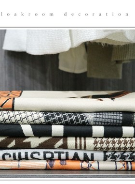 样板房衣帽间装饰品p仿羊绒男女士围巾挂件展厅衣柜软装陈列