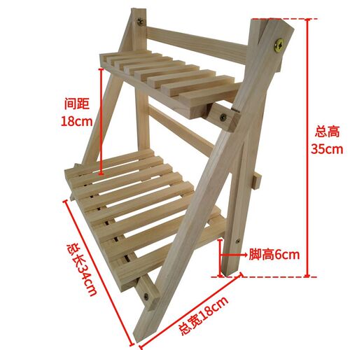 ins原木质双层桌面置物架镂空书桌E收纳整理架宿舍卧室布置小装饰 - 图3