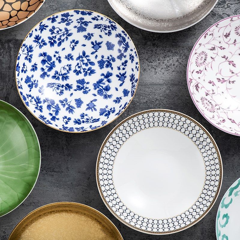 高档骨质瓷圆形西餐汤o盘沙拉盘高级法餐摆盘餐具位上分子料理浅,淘宝优惠券,粉丝福利购,淘宝优惠卷