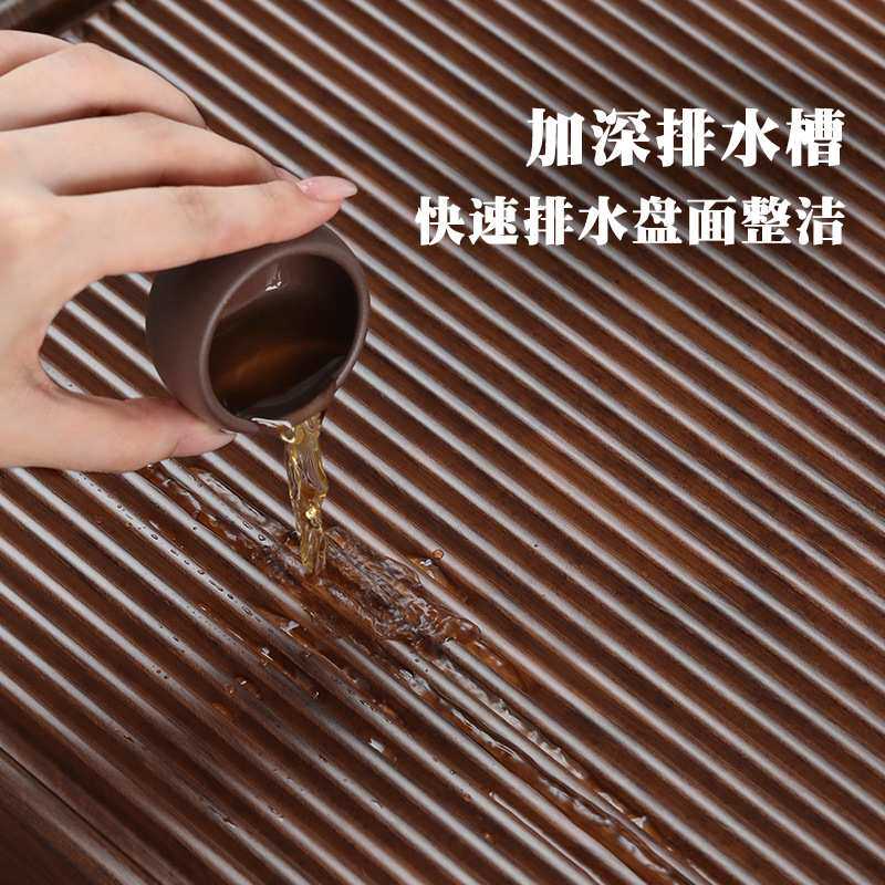Bakelite tea tray tea table home 2025 new office tea tray tea set high-end solid wood dry tea table