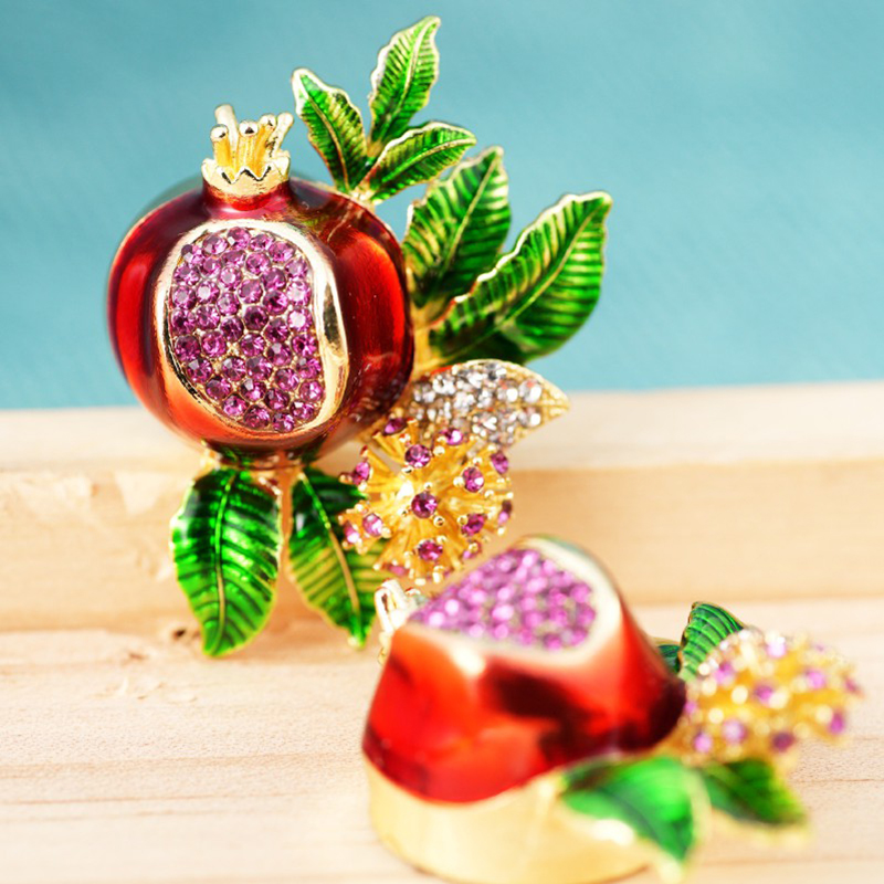 新疆和田博物馆文创榴光溢彩璀璨石榴冰箱贴磁吸送朋友新疆伴手礼 - 图0