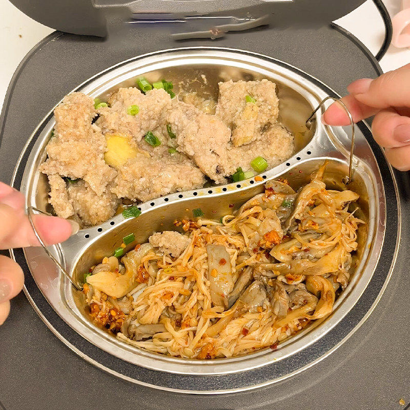 电饭锅分格蒸盘不锈钢食品级电饭锅内蒸笼隔水蒸架蒸菜蒸碗专用碗,淘宝优惠券,粉丝福利购,淘宝优惠卷