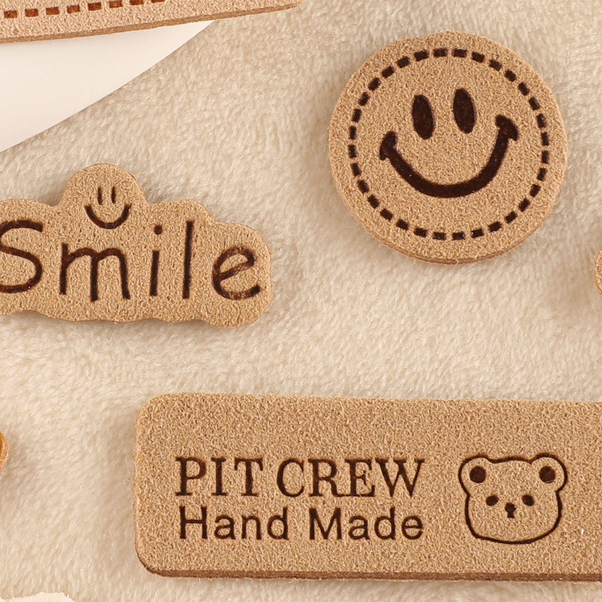 围巾帽子皮革标签手工diy编织毛线包包围脖配件装饰贴手缝小标签,淘宝优惠券,粉丝福利购,淘宝优惠卷