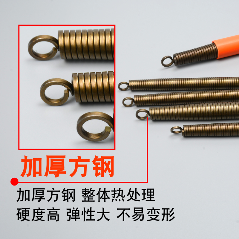沭工 弯簧 弯管器 n弹簧 加长手动电工3分4分6pvc铝塑管穿线管弯 - 图1