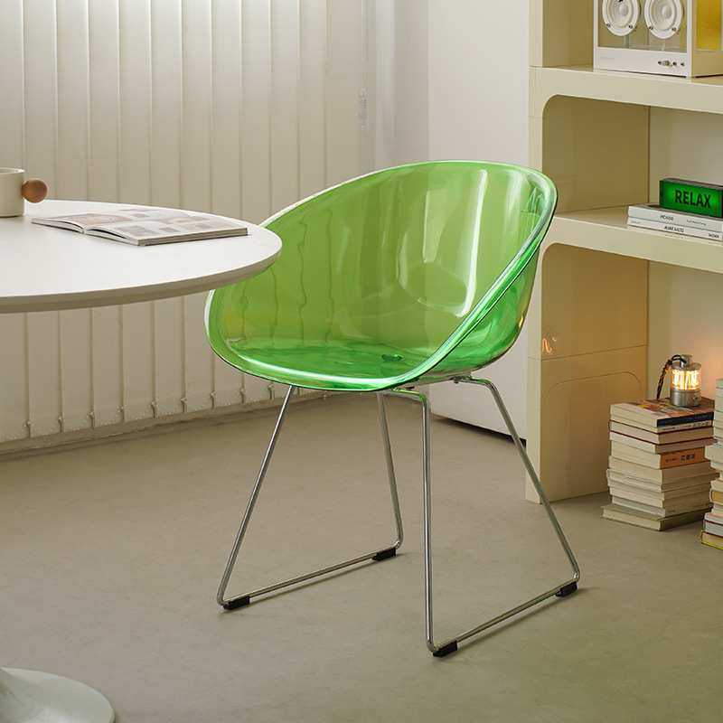 北欧水晶餐椅透明亚克力靠背椅甜品店网红凳子休闲咖啡厅洽谈椅子,淘宝优惠券,粉丝福利购,淘宝优惠卷