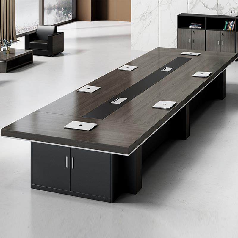 会议桌长桌会议室桌椅组合长条桌简约现代大型培训洽谈桌办公家具