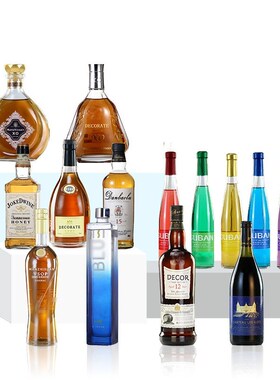 欧式创意酒瓶摆件 样板间高档x仿真酒装饰品 水吧客厅酒柜拍摄道
