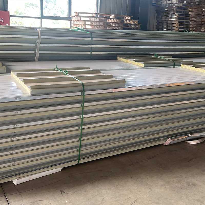 彩钢岩棉瓦板防火隔音岩棉夹芯板复合双层板玻镁板耐高温净化板,淘宝优惠券,粉丝福利购,淘宝优惠卷