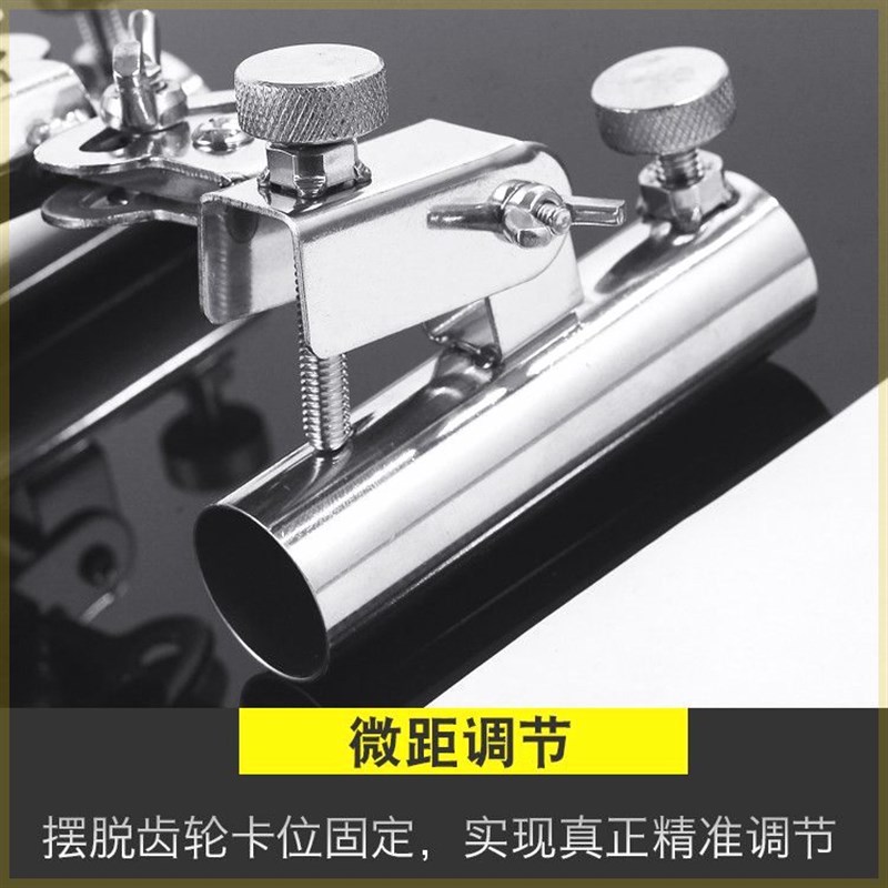 新款钓箱钓椅双炮台支架座多功能双头不锈钢加厚防晃炮台钓箱配件 - 图2