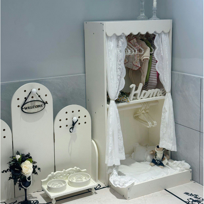 一芯有宠® 实木多层宠物衣柜狗挂衣小窝多功能抽屉小床猫衣收纳,淘宝优惠券,粉丝福利购,淘宝优惠卷