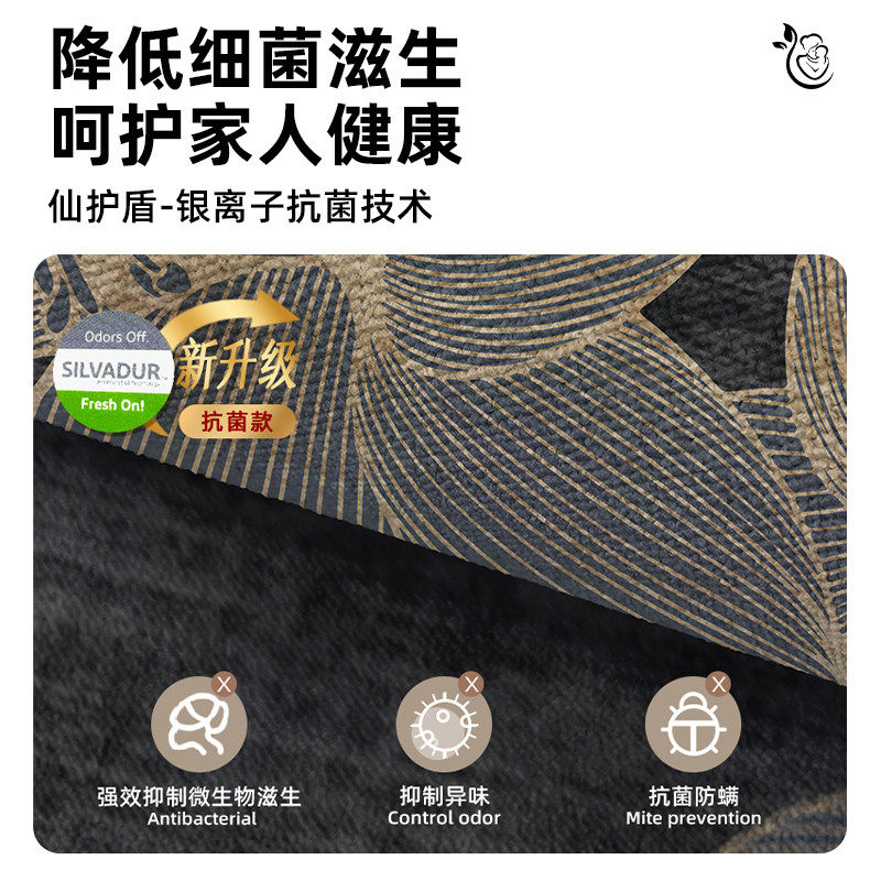 厨房地垫防滑地毯防水防油可擦免洗厨房专用脚垫子耐脏免清洗整铺,淘宝优惠券,粉丝福利购,淘宝优惠卷