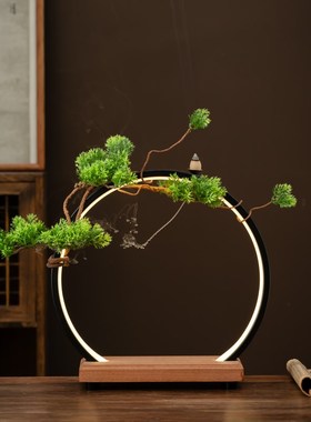 白酒展示台灯圈酒座摆件酒柜酒庄红酒洋酒展示架R创意酒水陈列摆