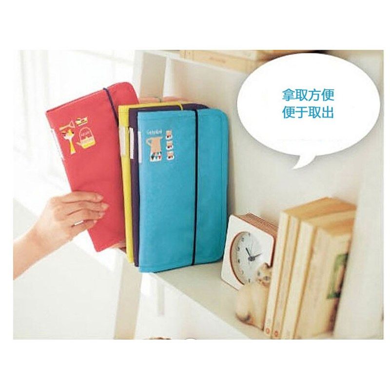 日式A5收据夹票据收纳包多层证件包家F居收纳袋A5增值税发票风琴,淘宝优惠券,粉丝福利购,淘宝优惠卷