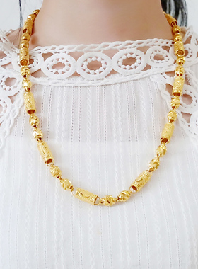 送老公9999足金黄金链子