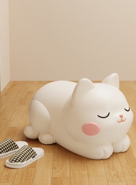 可爱猫咪换鞋凳入户门口家用玄关穿鞋儿童凳子客厅乔迁新居送礼物