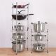 No hole-free storage rack kitchen rack pot storage rack debris rack laminate rack corner storage rack basin rack bathroom rack