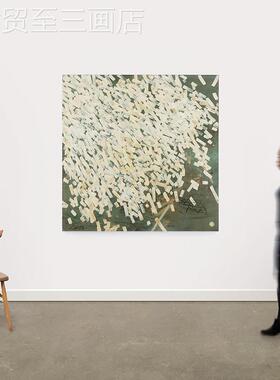 网红现代纯手艺墙术油画走廊玄关工画装饰画样板间客挂厅画