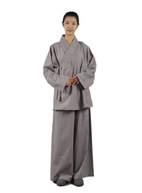 僧衣僧服罗汉褂套装男女短褂斜领