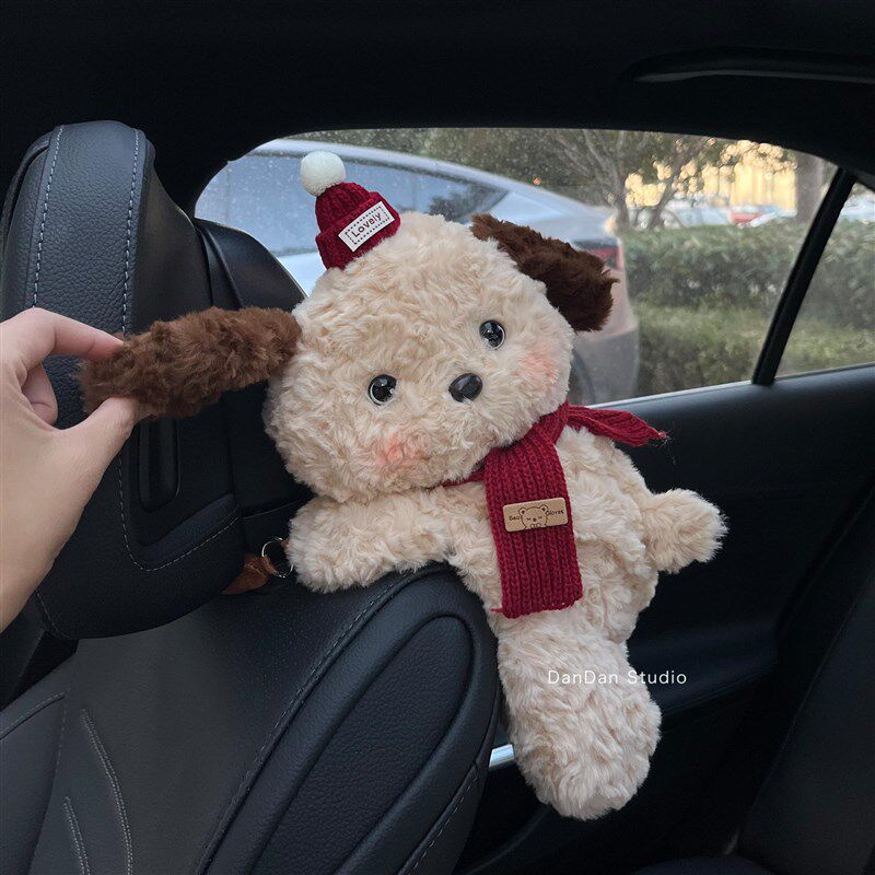 车载纸巾盒可爱玩偶抽纸盒汽车纸巾挂袋车L内高级感挂式纸抽盒女,淘宝优惠券,粉丝福利购,淘宝优惠卷