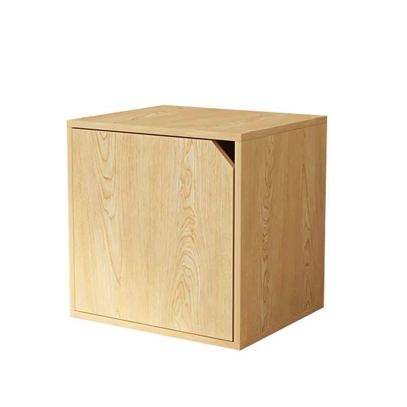 防尘书柜玻璃门自由组合格子柜简易展示柜儿童小柜子楼梯下储物柜 - 图3