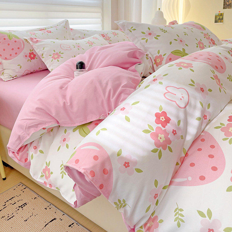 简约加厚磨毛四件套水洗棉新款床单被套保暖床上用品三件套,淘宝优惠券,粉丝福利购,淘宝优惠卷