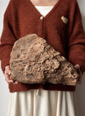 户外园林景观假石头仿真黄色玻璃钢石头不规则P千层石造景绿植搭