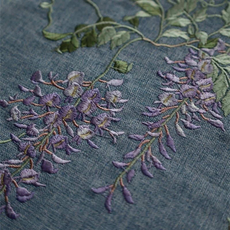 引之刺绣紫藤茶垫棉麻茶席布艺礼品复古茶M布中式茶席干泡茶道文,淘宝优惠券,粉丝福利购,淘宝优惠卷