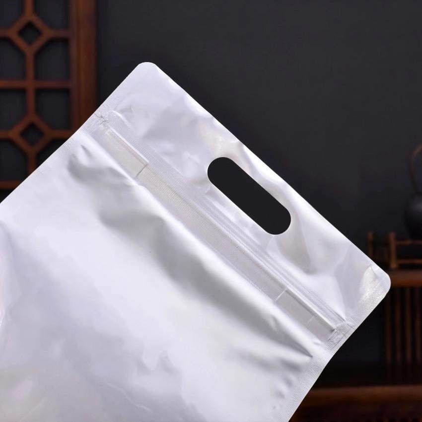 纯铝茶叶包装袋八边封手提加厚密封避光袋白茶普洱通用自封自立袋,淘宝优惠券,粉丝福利购,淘宝优惠卷