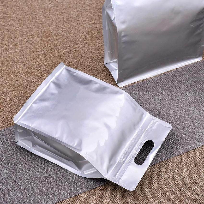 纯铝茶叶包装袋八边封手提加厚密封避光袋白茶普洱通用自封自立袋,淘宝优惠券,粉丝福利购,淘宝优惠卷