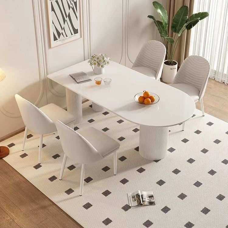 意式极简 岩板餐桌 轻奢简约 岛台北欧 纯白亮光 岩板高端罗马柱,淘宝优惠券,粉丝福利购,淘宝优惠卷