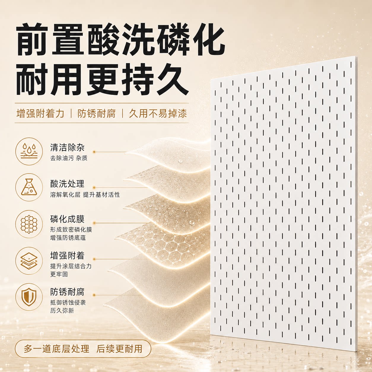 Ironman round hole storage hole board