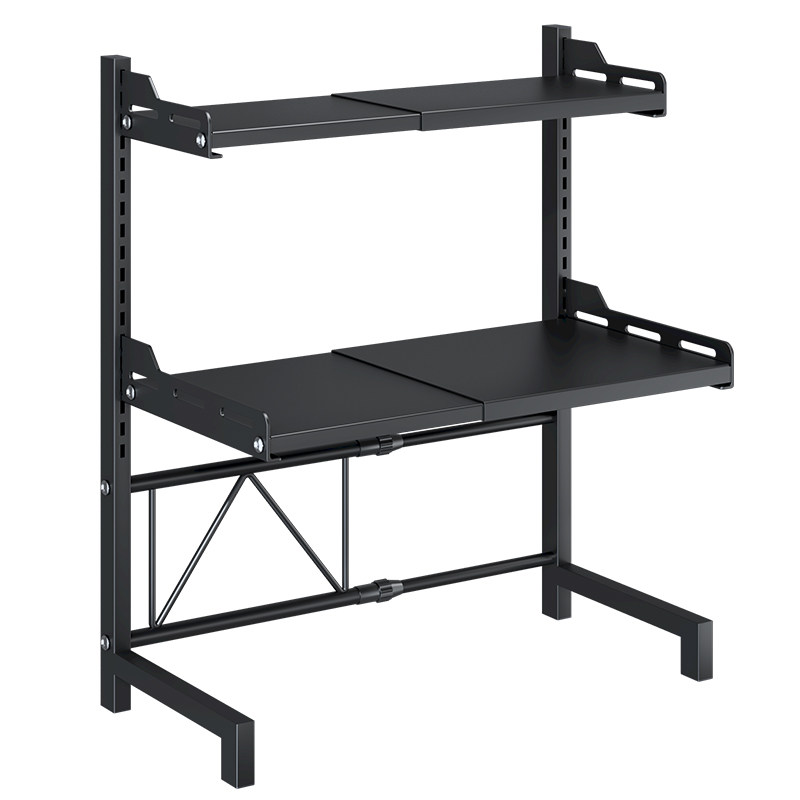 厨房微波a炉烤箱置物架电饭煲空气炸锅收纳架台面伸缩双层家用架,淘宝优惠券,粉丝福利购,淘宝优惠卷